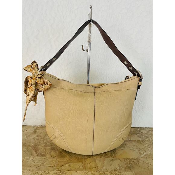 Coach sand pebble leather hobo soho shoulder bag 3227